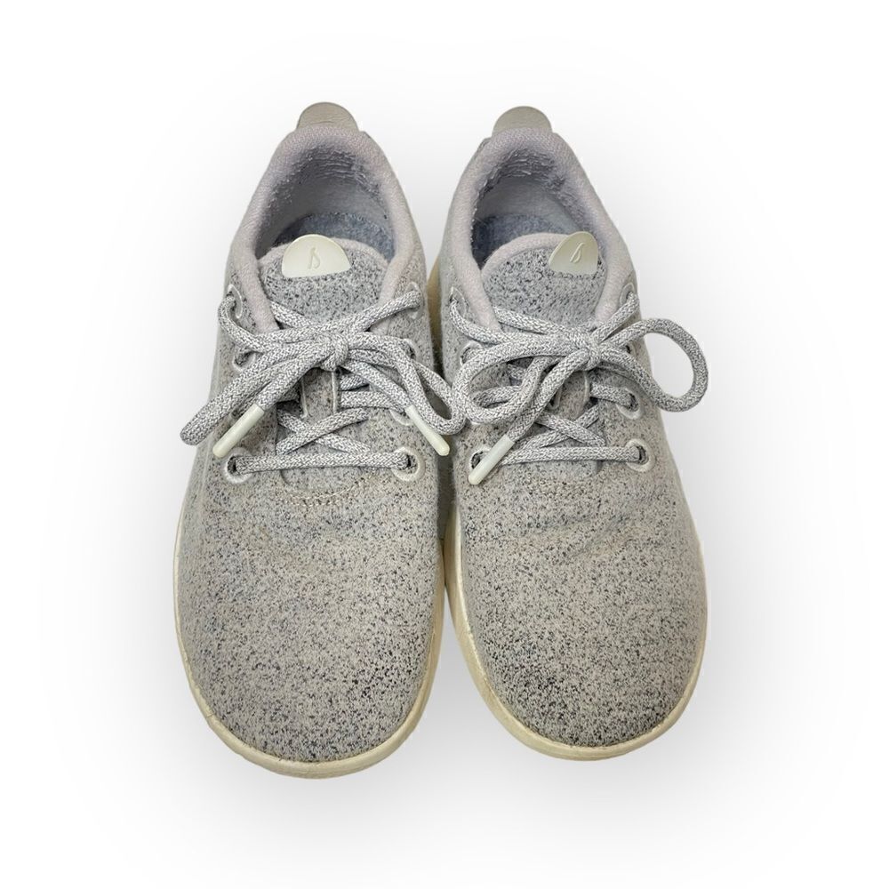 Allbirds Womens Wool Runner Mizzles 1120 NV1 Gray Running Shoes Sneakers W9